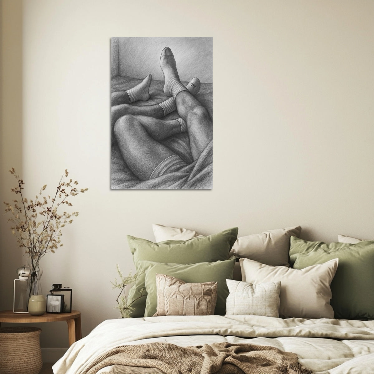 White Socks — Gay Men's Art Print