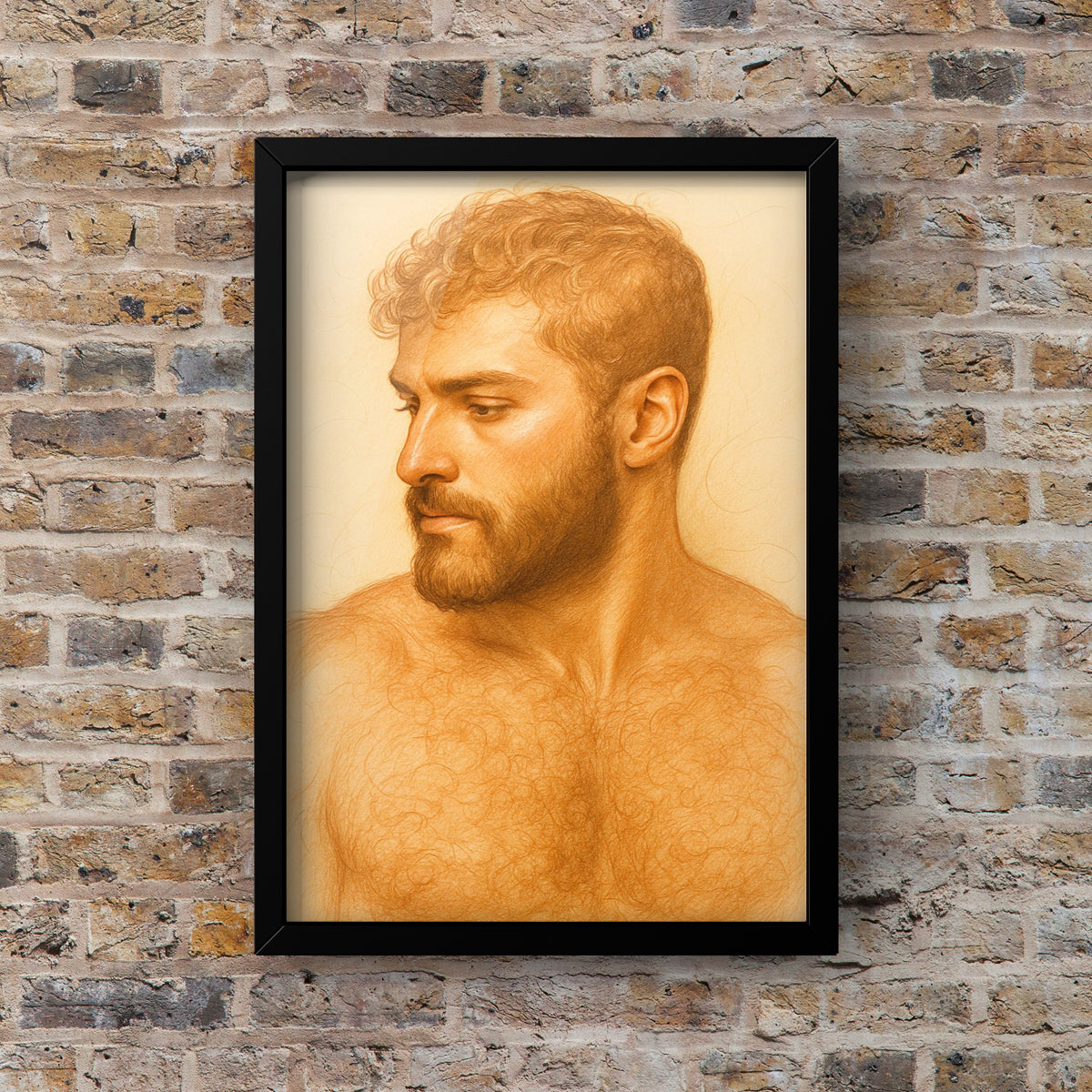 The Bearded Man — Gay Men's Art Print