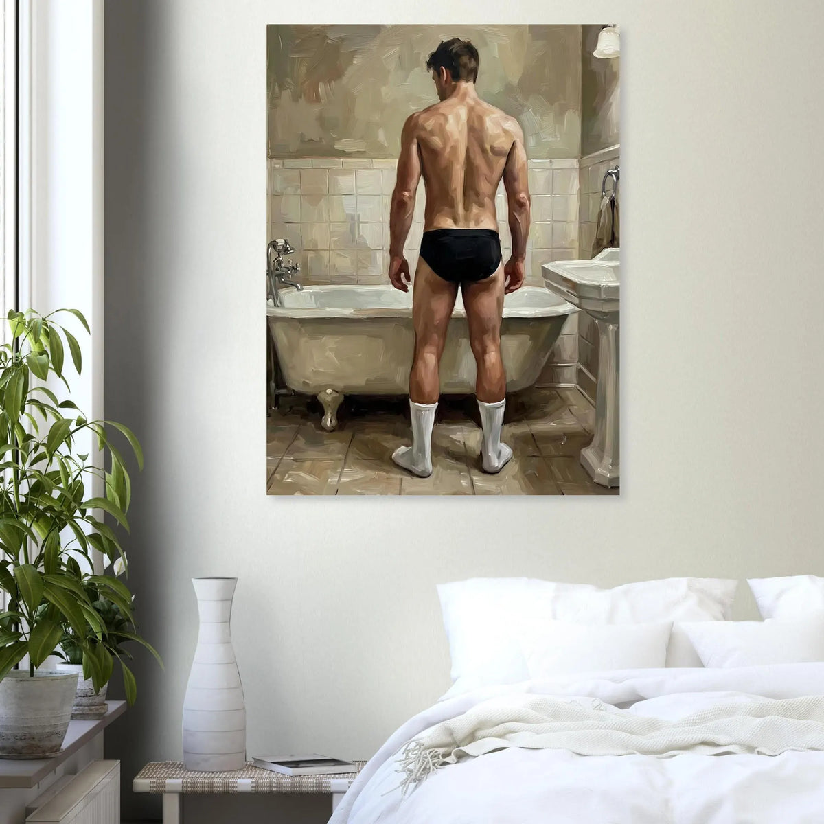 Man in Briefs — 18+ Gay Men's Art Print