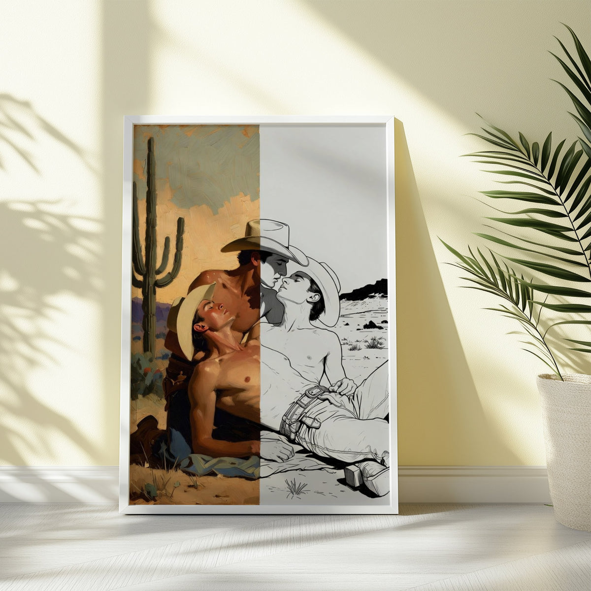 Three Cowboys — Queer Western Art Print